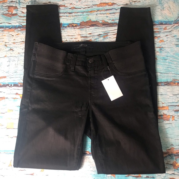 J Brand Denim - J Brand Black Side Panel Mama J Super Skinny